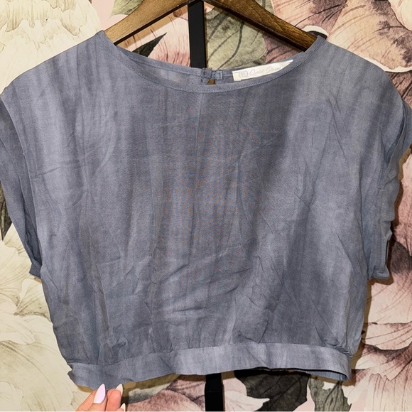 NWT Quiet Storm Crop Top - Picture 1 of 3